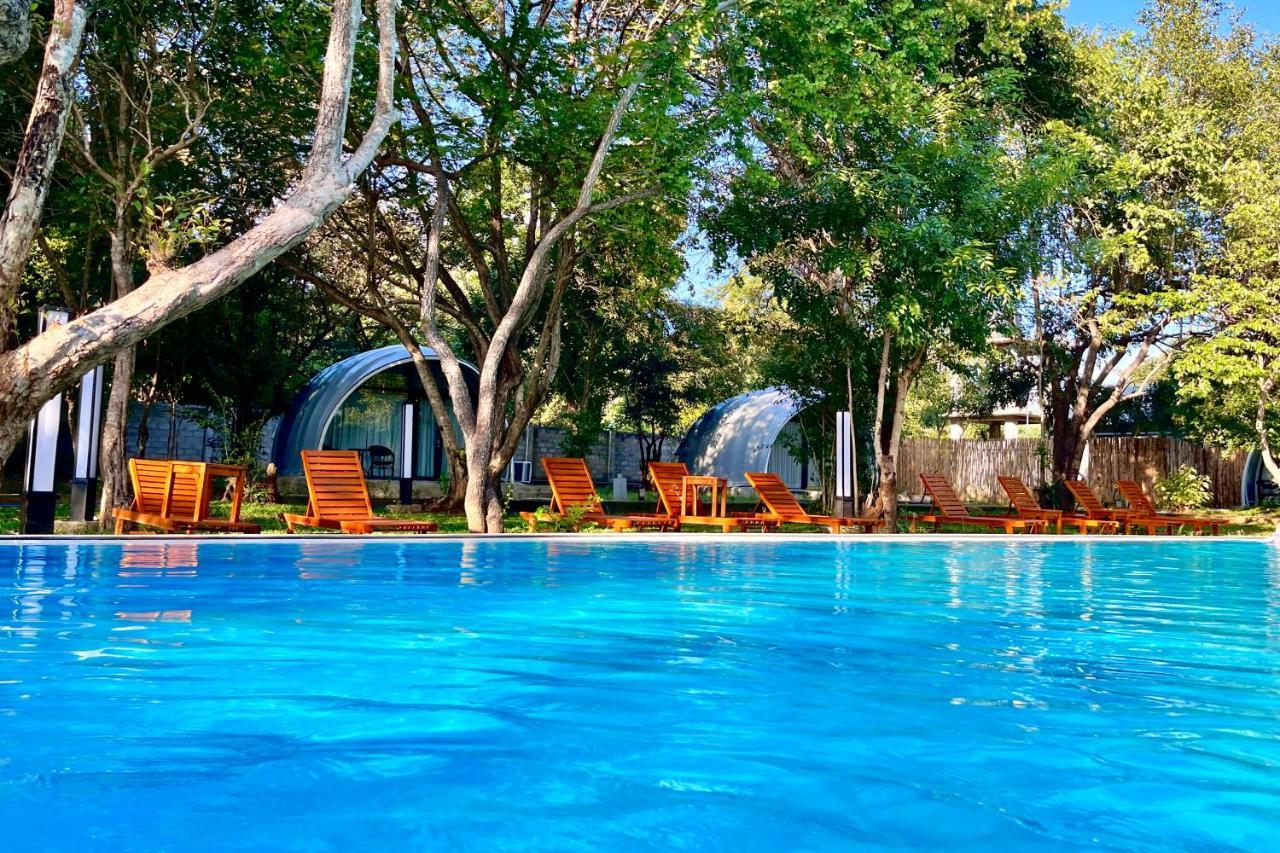 Nivadoo Resort Sigiriya Exteriér fotografie The swimming pool at the resort